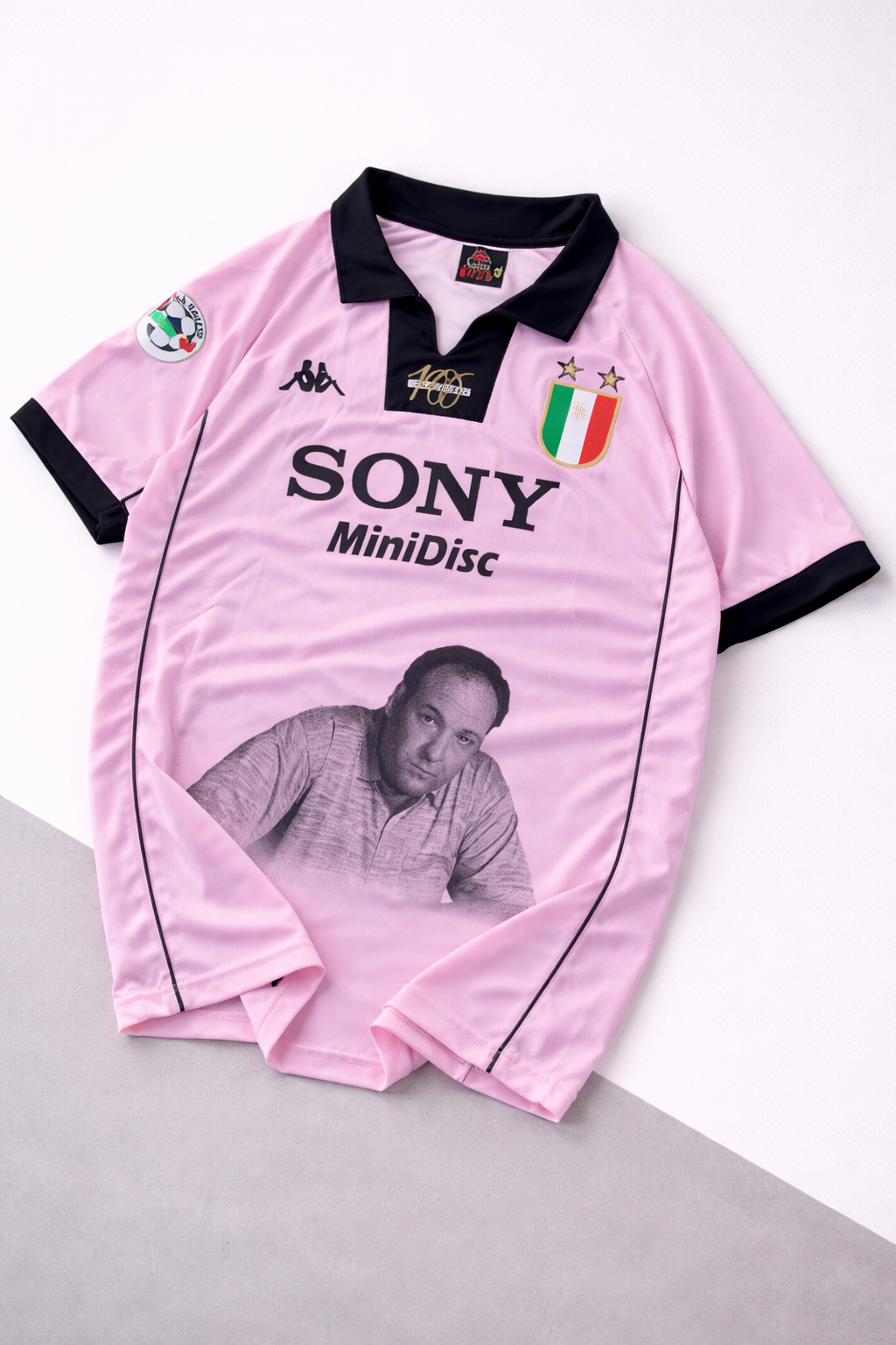 Camisa Juventus Pink Vintage Jersey Sony MiniDisc