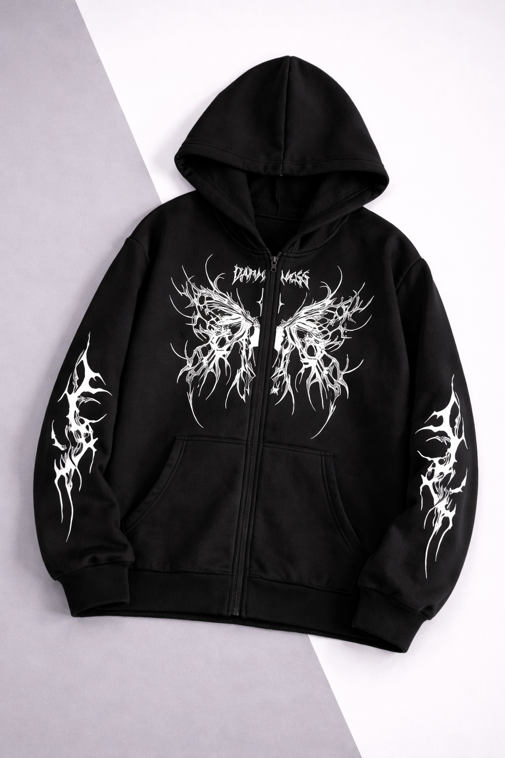 Dark Mass Gothic Zip Hoodie