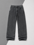 Calça Jeans Baggy Grafite Stone Washed