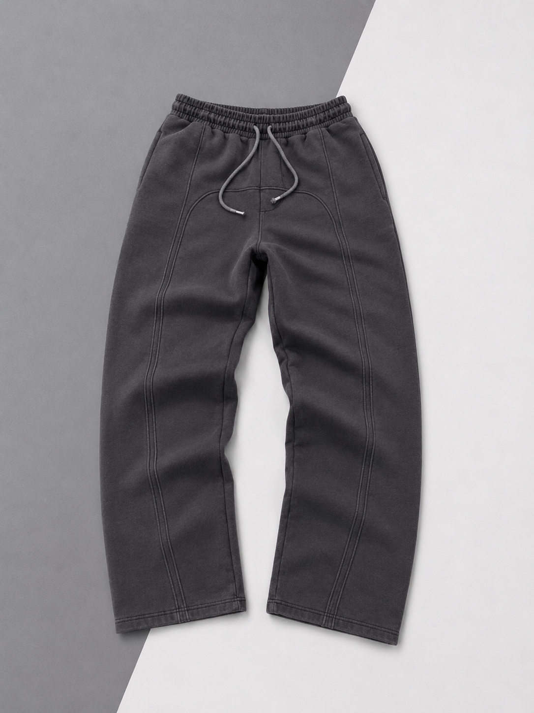 Calça Moletom Premium Chumbo Vintage
