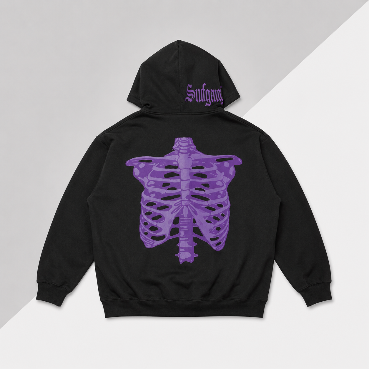 MOLETOM CANGURU SUFGANG RIB CAGE