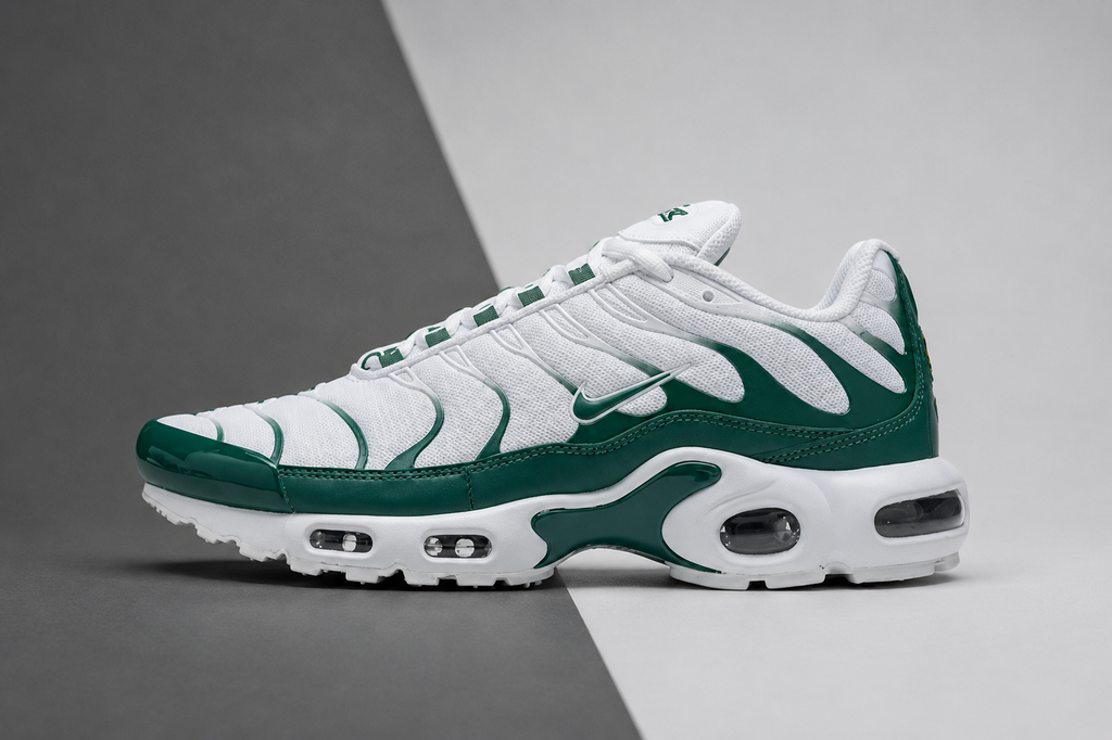 Nike Air Max Plus Premium White Vintage Green