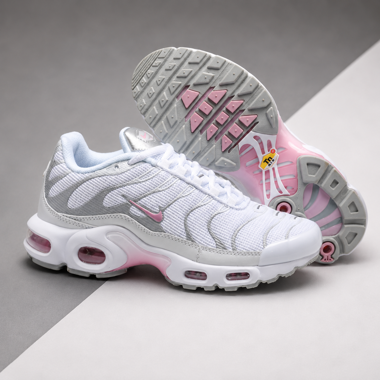 Tênis Air Max TN White Pink Premium