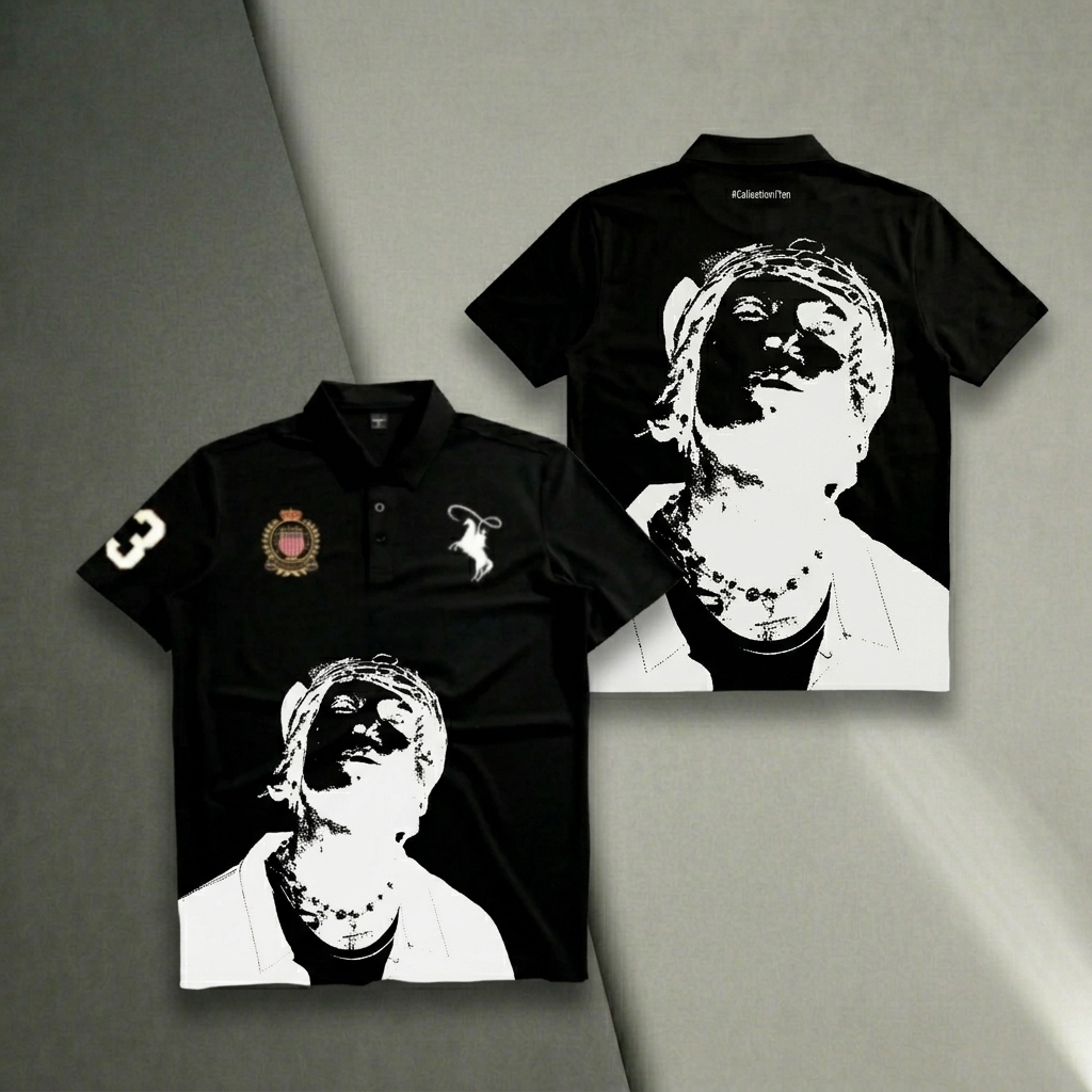 Polo Alee Streetwear Caos – Tecido Respirável e Estampa Exclusiva