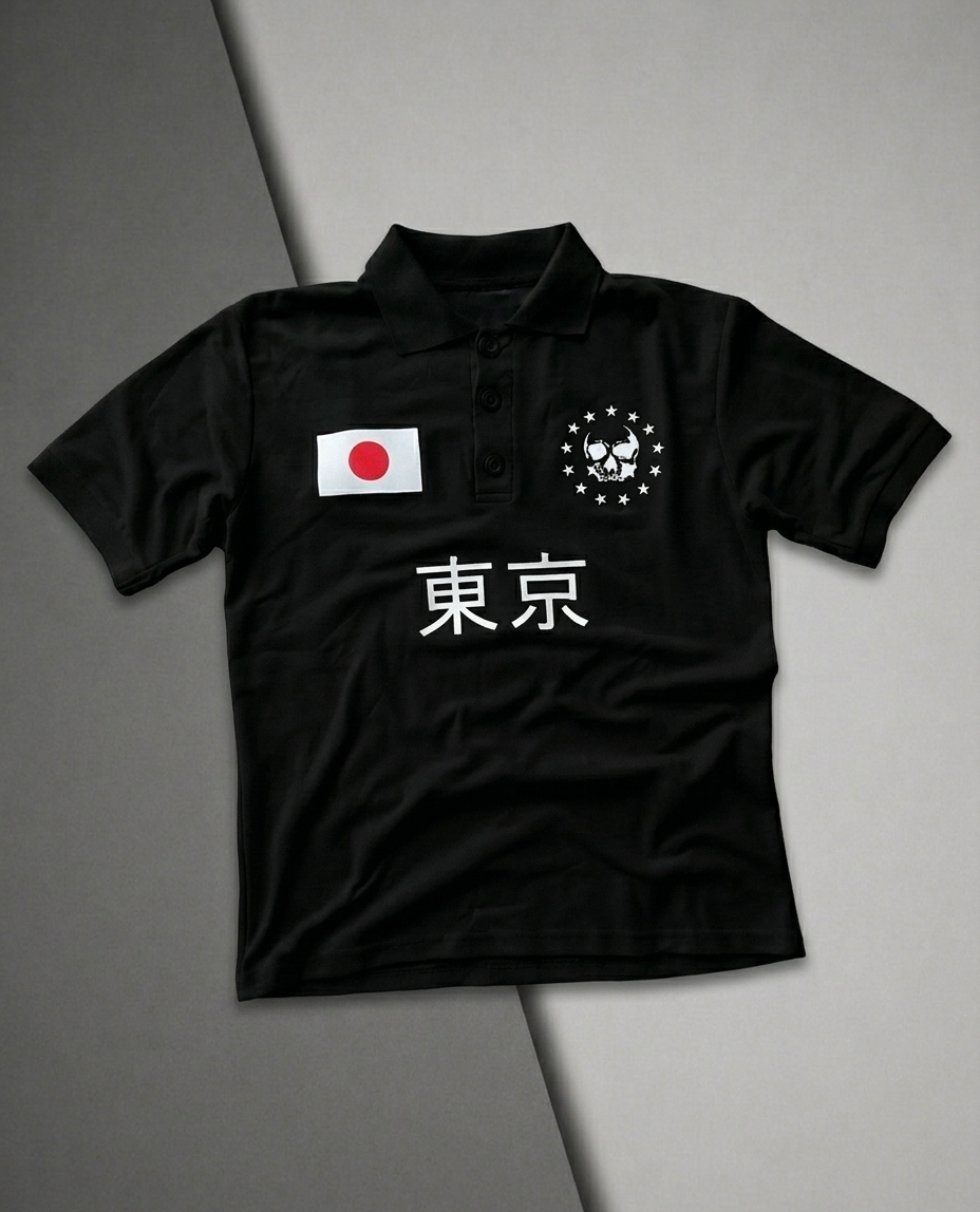 Camisa Polo Japão Urban Style - Algodão Encorpado Streetwear