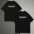 Camiseta Oversized Savage Bordada Premium Gótica Streetwear Unissex Caimento Largo