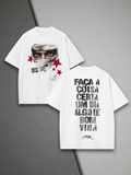 Camiseta Streetwear Premium Oversized 100% Algodão Unissex Graphic Tee